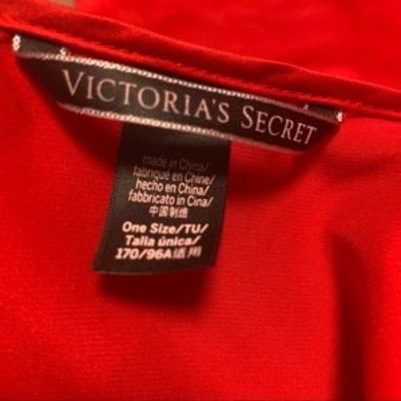 Victoria's Secret Intimates & Sleepwear Victorias Secret Red Silky